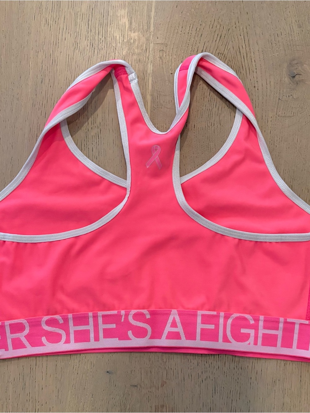Under Armour Pink & Neon Green Racerback Sports Bras – Pack of 3 - Picture 5 of 7